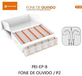 FONE DE OUVIDO INTRA-AURICULAR COM GRAVES POTENTES PEINING