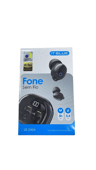 FONE SEM FIO 5H 5.4BT IT-BLUE