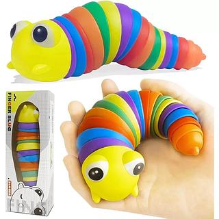 BRINQUEDO LAGARTA FIDGET SLUG ANTI ESTRESSE