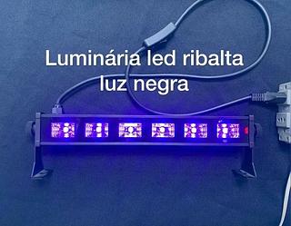 LK-UV6 LED LUZ NEGRA 6X3W UV LEDS LUATEK