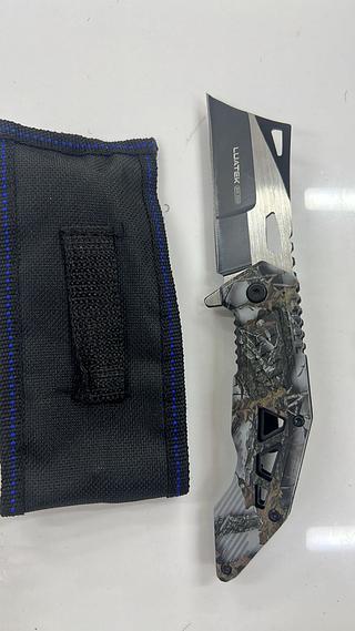 CANIVETE COM LÂMINA INOX , ABERTURA SEMIAUTOMÁTICA LUATEK