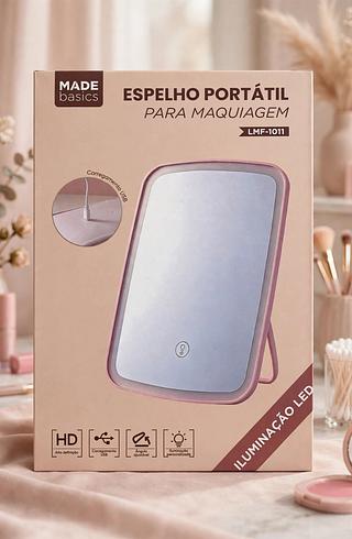 ESPELHO DE MESA PARA MAQUIAGEM MADE BASICS