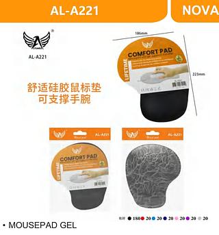 MOUSE PAD CONFORT PAD COM SUPORTE GEL LIFETIME ALTOMEX