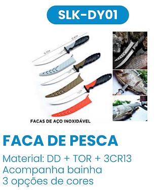 FACA DE PESCA DD+TOR+3CR13 LUATEK