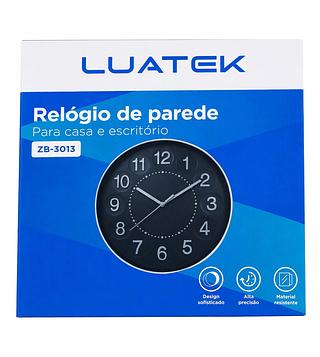 RELOGIO DE PAREDE PARA CASA E ESCRITORIO LUATEK