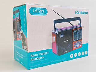 APARELHO RECEPTOR 9 BANDAS FM/AM/SW/USB/TF/AUX LEON GTS