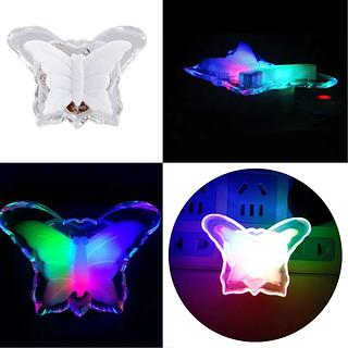 LUZ NOTURNA BORBOLETE DE LED LUATEK