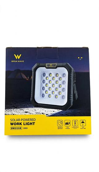 SOLAR-POWERED WORK LIGHT BRASWEI
