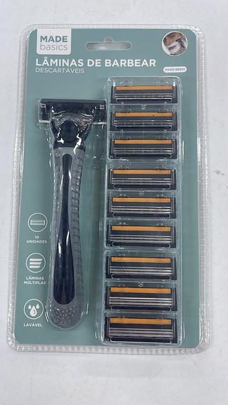 LÂMINAS DE BARBEAR DESCARTAVEIS MADE BASIC