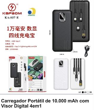 POWER BANK 10000MHA 4EM1 KAPBOM