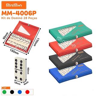DOUBLE SIX DOMINOES SET OF 28 MINIMEN