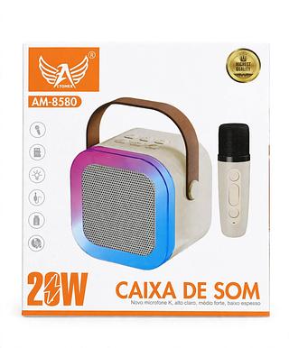 CAIXA DE SOM 20W POSSUI 1 MICROFONE ALTOMEX