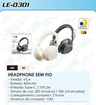 HEADPHONE SEM FIO V5.4 IT-BLUE