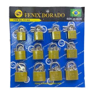 CADEADO FENIX DORADO SIZE:30-40-50