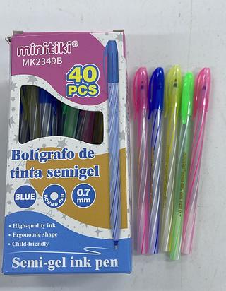 CANETA BOLIGRAFO DE TINTA SEMIGEL MINITIKI