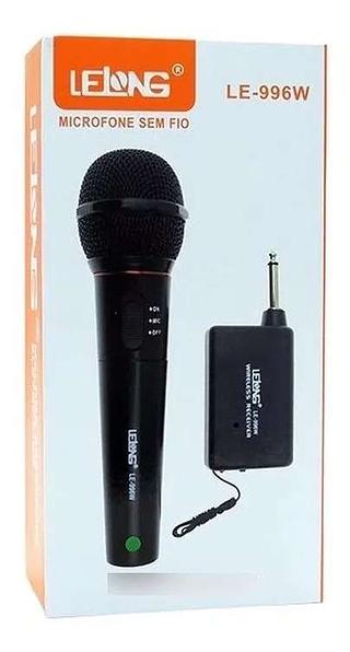 MICROFONE SEM FIO COM ACESSORIO LELONG