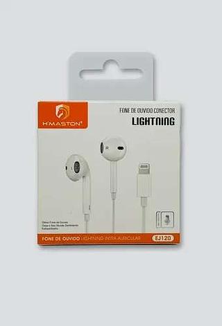 FONE DE OUVIDO LIGTNING PARA IPHONE HMASTON