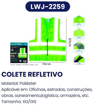 COLETE REFLETIVO PARA SINALIZAÇÃO LUATEK