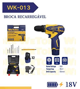CHARGING ELECTRIC DRILL 18V WETOKE