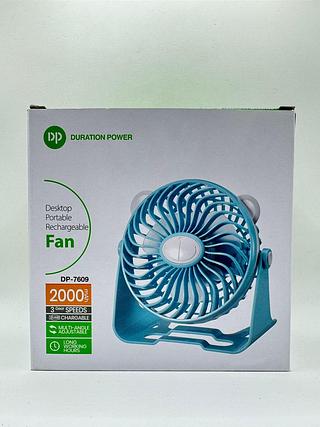 MINI FAN DESKTOP PORTABLE RECHARGEABLE POWER
