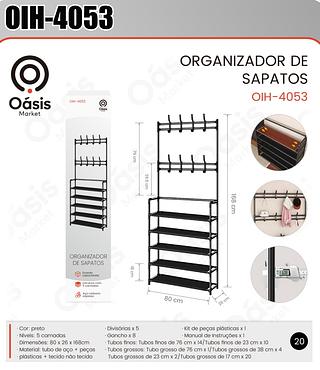 ORGANIZADOR DE SAPATOS OÁSIS MARKET