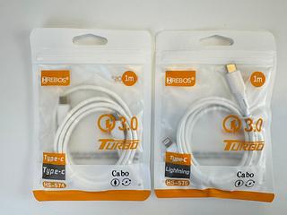 CABO TURBO TYPE-C - LIGHTNING 3.0 1M HREBOS