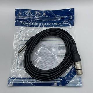 CABO DE MICROFONE XLR X P10 ESTEREO - 5M KNUP