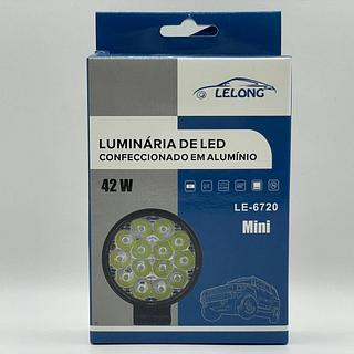 LUMINARIA DE LED CONFECCIONADO EM ALUMINIO 42W LELONG