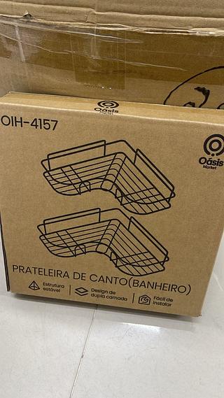 PRATELEIRA DE CANTO (BANHEIRO) OÀSIS MARKET