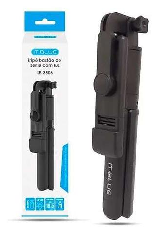 TRIPE BASTAO DE SELFIE COM LUZ 71CM IT-BLUE