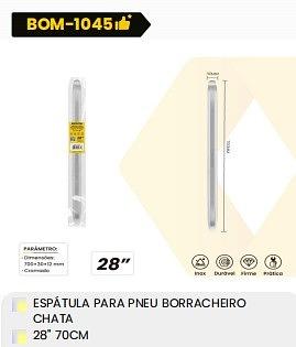 ESTÁTULA PARA PNEU BORRACHEIRO CHATA 28''70CM BOMVINK