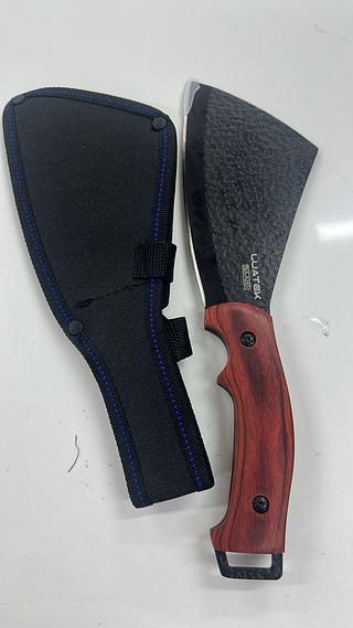 CUTELO PREMIUM ARTESANAL RÚSTICO PARA CHURRASCO CAÇA E PESCA LUATEK