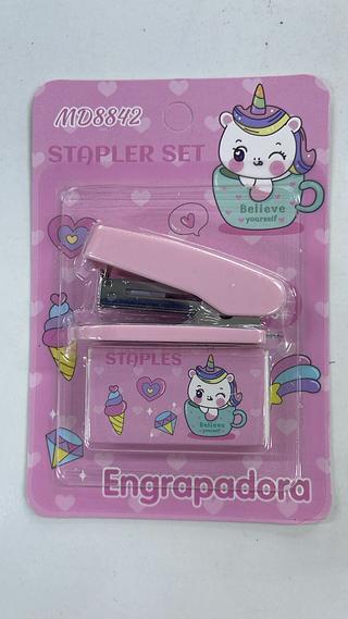 KIT DE GRAMPEADOR STAPLER SET MINITIKI
