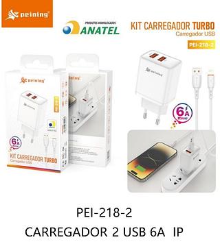 KIT CARREGADOR TURBO 6A PEINING
