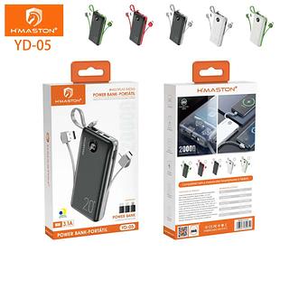 POWER BANK-PORTATIL MULTIPLAS SAIDAS 20000MAH H´MASTON