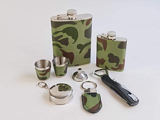 KIT CANTIL STAINLESS STEEL HIP FLASK GT GUONAI LUATEK