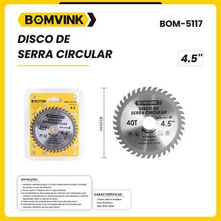DISCO DE SERRA CIRCULAR BOMVINK