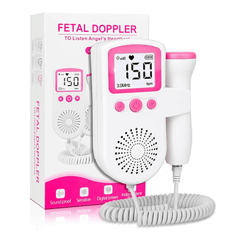 FETAL DOPPLER TO LISTEN ANGEL'S HEARTBEAT