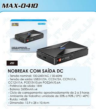 FONTE DE ALIMENTAÇÃO ININTERRUPTA COM SAIDA DC IT-BLUE