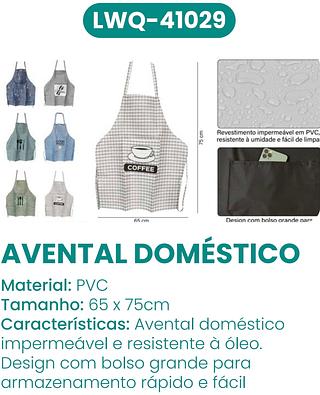 AVENTAL DE COZINHA MINIMALISTA / TIRAS AJUSTÁVEIS E BOLSOS MADE BASICS