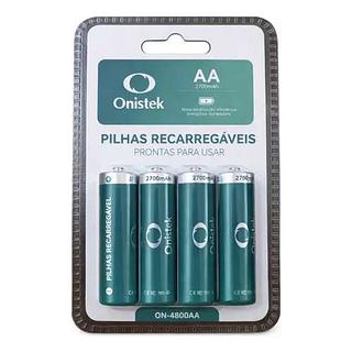 PILHAS RECARREGÁVEIS 2700MAH ONISTEK