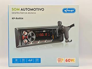 SOM AUTOMOTIVO DESFRUTAR DA MUSICA 60W 2.1A KNUP