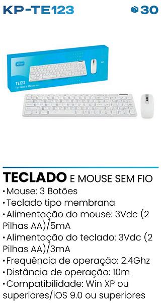 TECLADO & MOUSE SLIM KNUP