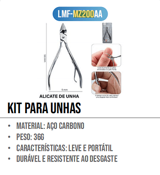 KIT PARA UNHAS LUATEK