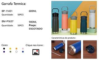 GARRAFA TERMICA 650ML BTOP