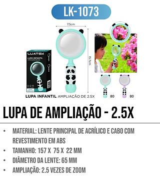 LUPA AMPLIAÇÃO DE 2.5X LUATEK