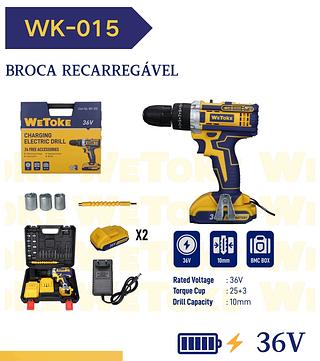 CHARGING ELECTRIC DRILL 36V WETOKE (7892488010359)