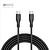 CABO SOLID BLACK DUAL TYPE-C X LIGHTNING PRETO HREBOS