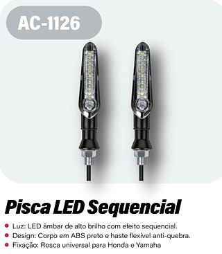 PISCAS EM LED PISCA SEQUENCIAL (UNIVERSAL) ATEC