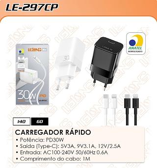 CARREGADOR RAPIDO PD30W 1M LELONG